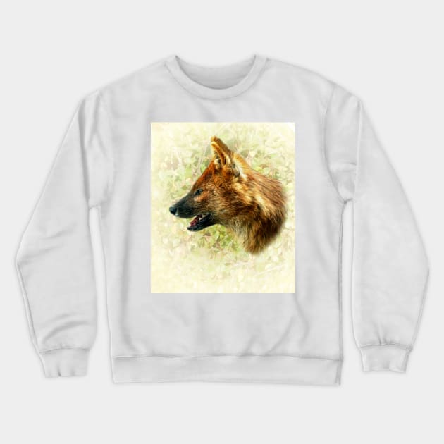 Asian wild dog Crewneck Sweatshirt by Guardi